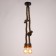 Lamp Bayerlux 87314/2 E27 40W black 10x10x107 cm