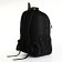 Youth backpack with a zipper, 4 pockets, black/green color