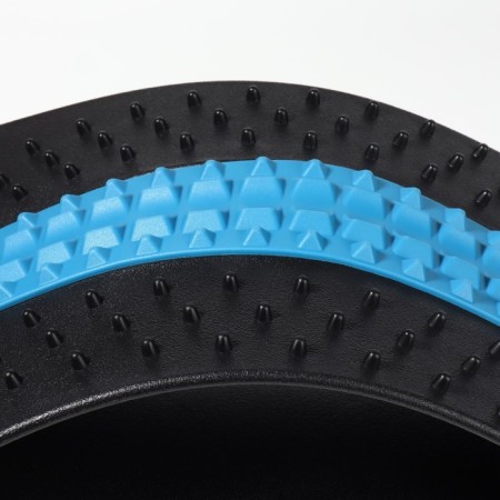Massage for the back, three -level, 38 × 25 × 4 cm, blue color-9