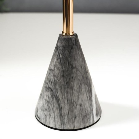 Summary Metal for 1 candle "Gray marble" 25x8x8 cm-4