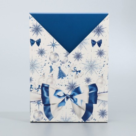 Folding box "New Year's bow", 21x 15 x 5 cm, New Year-3