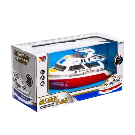 Radio -controlled “yacht” boat, works on batteries, mix-5