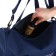 Road bag, textura, small size, blue color