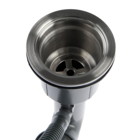 Kitchen sink Aflorn Af95043, Sredal, S = 3.0 and 0.8 mm, 50x43x20 cm, siphon, satin-6