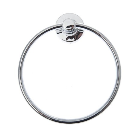 Holder for towels, ring, 17.5x18 cm, chrome-1