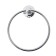 Holder for towels, ring, 17.5x18 cm, chrome
