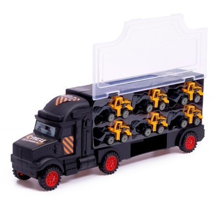 Carrier truck, with 6 tractors-3