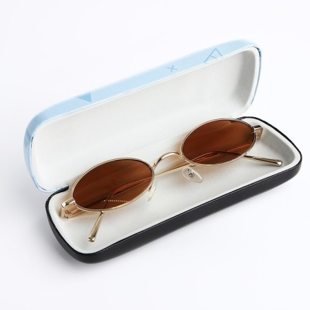 Glasses for glasses, 16 x 3.8 x 6 cm, blue color-3