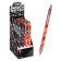 Automatic ballpoint handle 0.7 mm, vinson, blue oil, software, barcode for pcs, mix