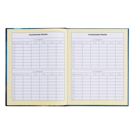 Diary for grades 1-4, hard cover "Fairytale", matte lamination, selective varnish, block 60 g/m2-7