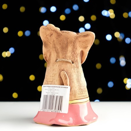 Bell "cat in a dress", ceramics-2