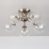 Ceiling Citilux "Tommy" CL102151, 52x52x24.5 cm, 5x40W, E14, gray color gray