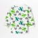 Nursery blouse, white color/cacti, height 68 cm