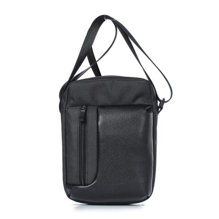 Male bag, artificial leather, 165x245x65 cm, black-1
