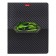 Notebook of 48 sheets in a cage, Autocarbon, covered cardboard, selective varnish, an offset block 65g/m2, mix