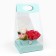 Box Gift folding carrion for colors, packaging, "turquoise", 20 x 20 x 4 cm