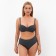 Separate swimsuit, black color, size 50