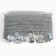 Braid with coins, holography, silver corners, in a roll 20 meters