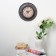 Watching clock, series: interior, "bubbles", discrete move, d-29 cm