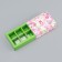 Folding box for 6 sweets without a window "since March 8", 13.7 x 9.8 x 3.8 cm. Confectionery packaging