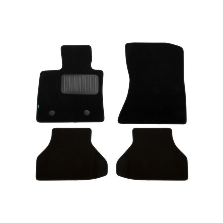 Rugs in the Premium salon for BMW X6 E71 automatic transmission 2007-2012, 2012-2014, SUV, 4 pcs., Textile