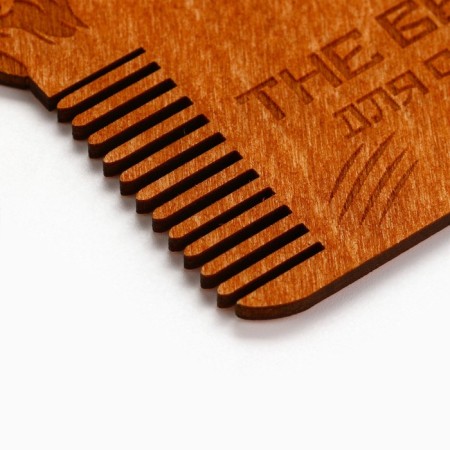 A comb for a beard in the envelope "For strong men" 11 x 10.4cm-5
