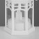 Nightlight "Light Light" LED from battery 3xlr44 white 6x6x14 cm