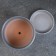 Flower pot "Hypyur" gray, 2.79 l