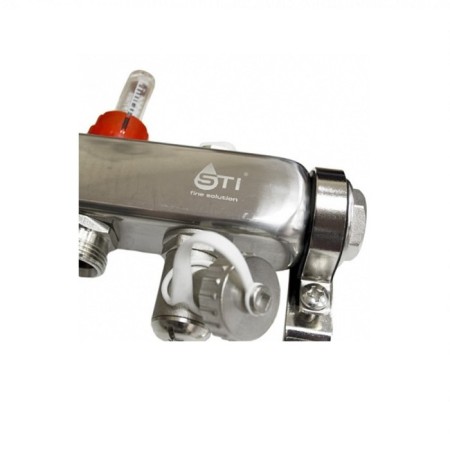 Collector Group STI, 1 "X3/4", 7 outputs, with consumables, stainless steel-1
