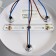 Adelela chandelier 3he27 40W white-gold 60x60x26 cm Bayerlux