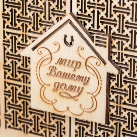 Keywater tree "House. Mir to your house" 18x20.5x6 cm-3