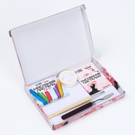Set for drawing oil pastel "Piono", 8 colors, a set for creativity-2