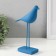 Polystone souvenir "Bird - long paws" bright blue 22x15 cm