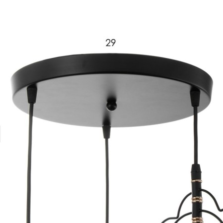 Bayerlux lamp "I entered" 3he27 40W black 50x50x100 cm-7