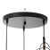 Bayerlux lamp "I entered" 3he27 40W black 50x50x100 cm