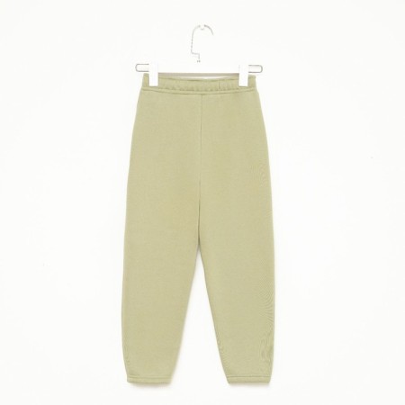 Pants Children's Minaku: Basic Line Kids olive color, height 122-10
