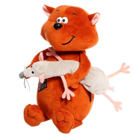 Soft toy "Kot & Mouse", 25 cm-1