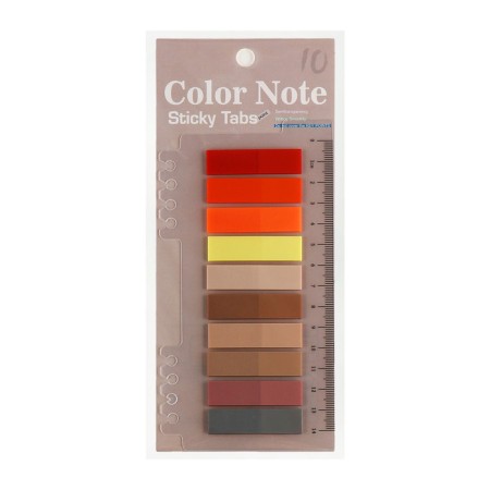 Block-filling with sticky edge plastic 20l x 10 colors pastel, 12mm x 45mm-2
