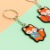 A set of key foxes, 2 pcs., 11 x 17.5 cm.
