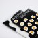 Gift set: 2 covers for passport, white/black color