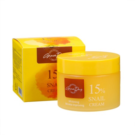 Face and body cream Grace Day, with a snail mucin 15%, 50 ml