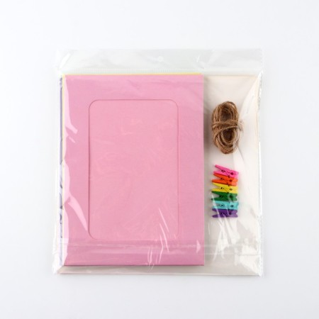 Stretching for photos with clothespins "Color", 6 pcs.-8