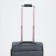 Small 20 suitcase, a lightning department, code lock, 3 wheels, 2 outer pockets, color gray color