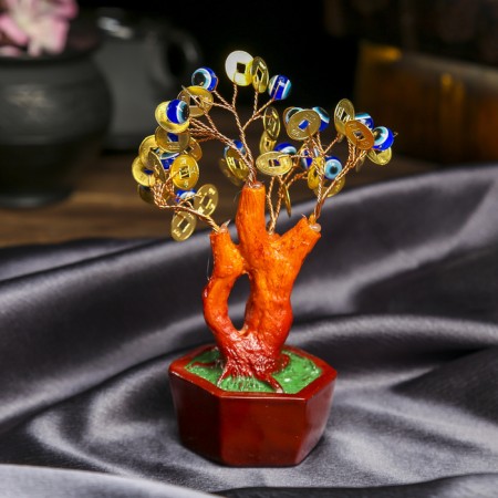 Souvenir "Cash Tree" 16 eyes, 32 coins 16x6.7x5.2 cm-1