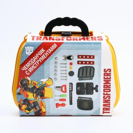Set of builder "Suitcase" in a bag with game tools, transformers-9