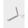 Set of clamps for packages 4 pcs, 11x6x1 cm, white/gray color