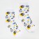 Women's socks minku "Cosmos", white color, size 38-39 (25 cm)