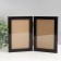 Photo frame plastic 10x15 cm, double vertical, black