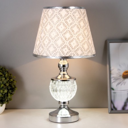 Vasilisa table lamp E27 40W chrome 25x25x47 cm Risalux-1