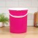 A bucket with a sealed lid plastos, 12 l, color mix